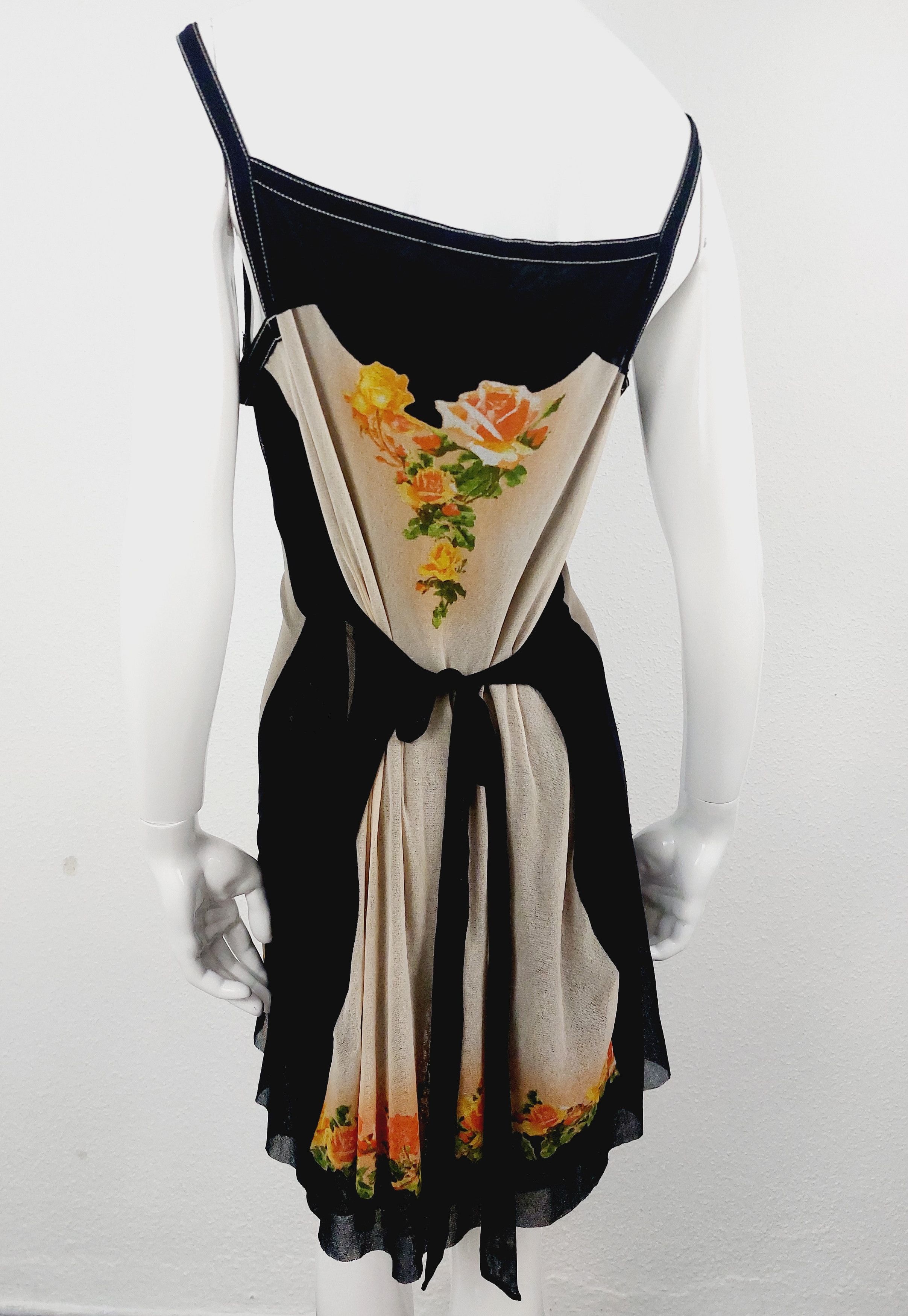 Jean Paul Gaultier Supreme Floral Kendall Jenner Mini Dress