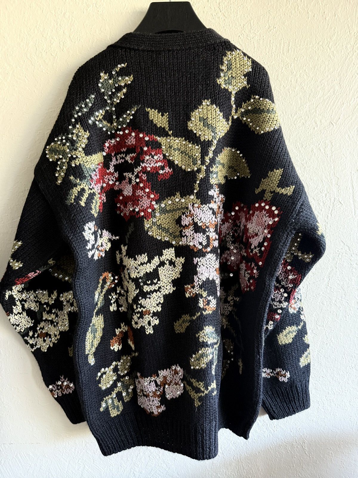 Celine × Hedi Slimane $4500 Celine studded heavy knit cardigan Hedi Slimane Size US L / EU 52-54 / 3 - 7 Thumbnail