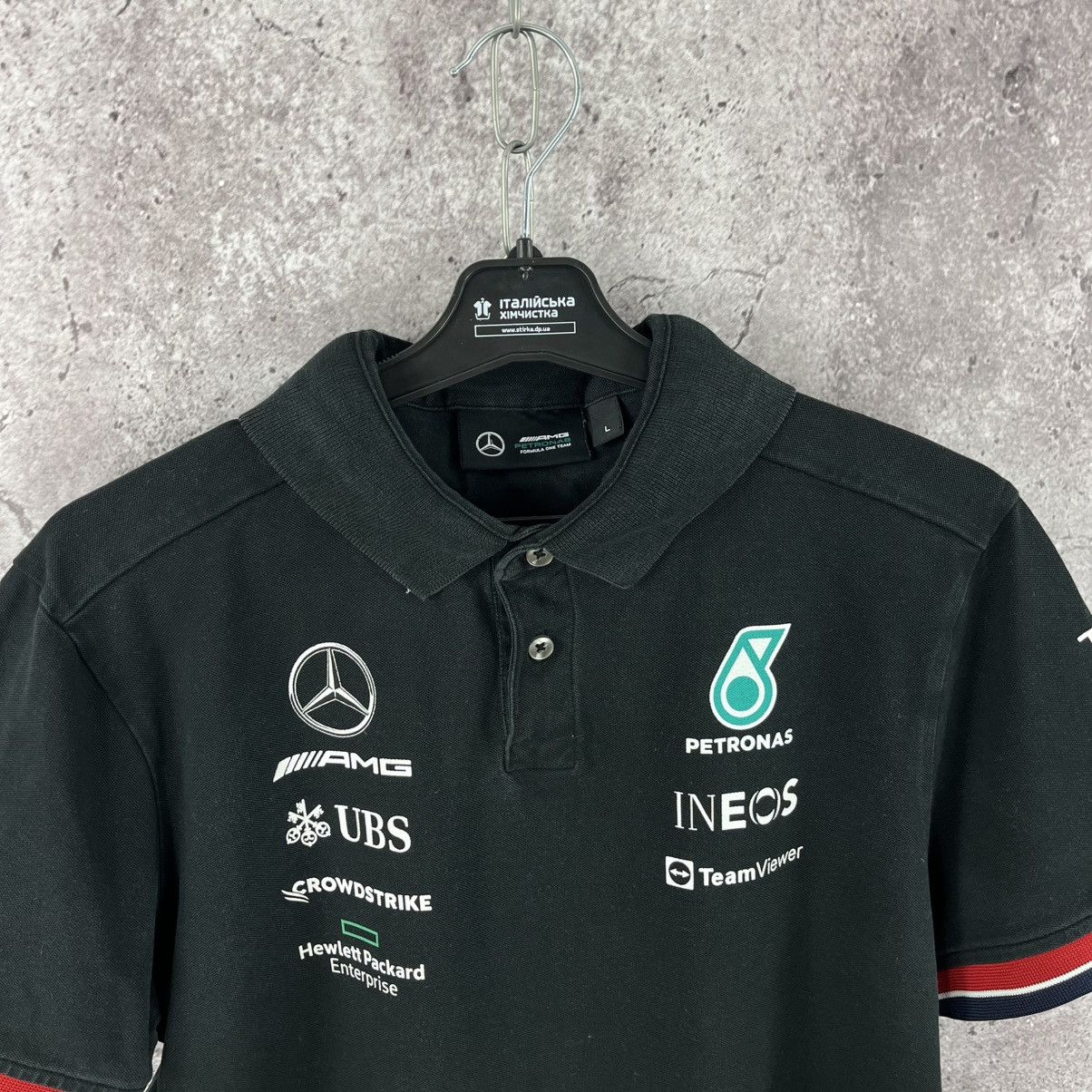 Mercedes-Benz × Racer Worldwide × Tommy Hilfiger AMG Mercedes Petronas Formula Team Polo T-Shirt Black Size L Size US L / EU 52-54 / 3 - 2 Thumbnail