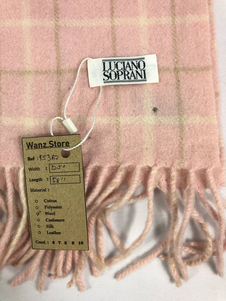 Vintage Luciano Soprani Scarf / Muffler / Neckwear FS362 Size ONE SIZE - 7 Thumbnail