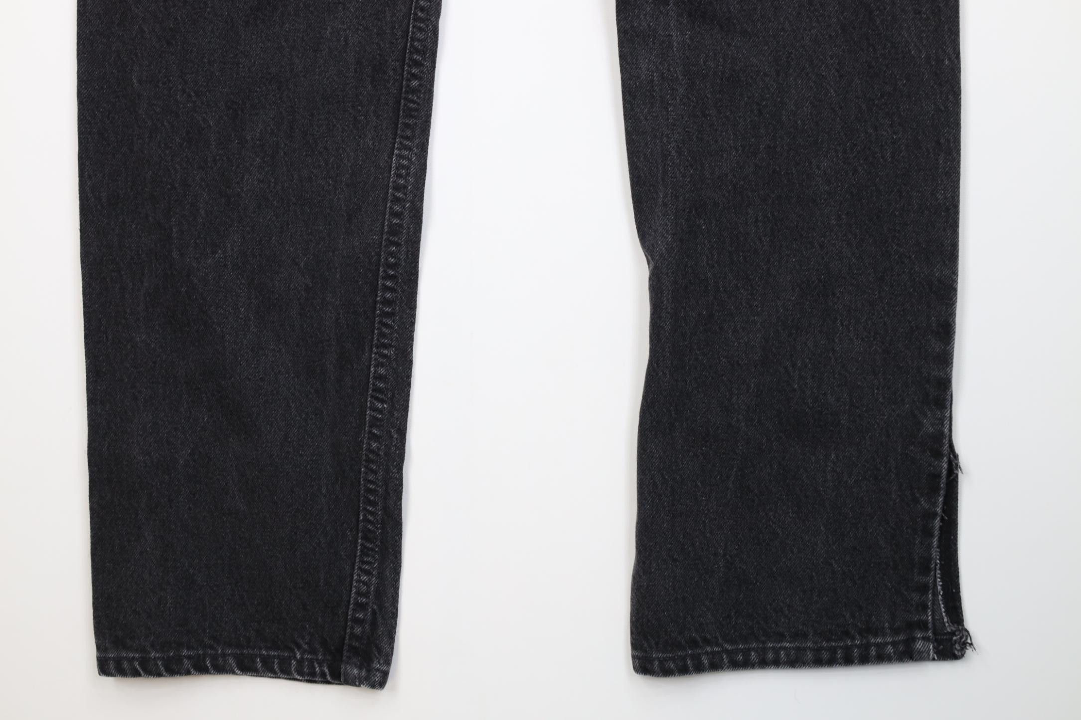 Levi's Vintage 90s Levis 505 Regular Straight Leg Jeans Black USA Size US 34 / EU 50 - 13 Thumbnail