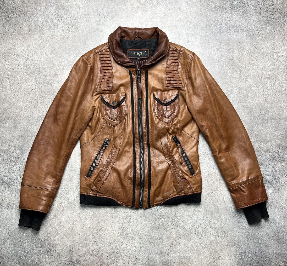 Hysteric Glamour Vintage faded leather japanese jacket Size S / US 4 / IT 40 - 1 Thumbnail