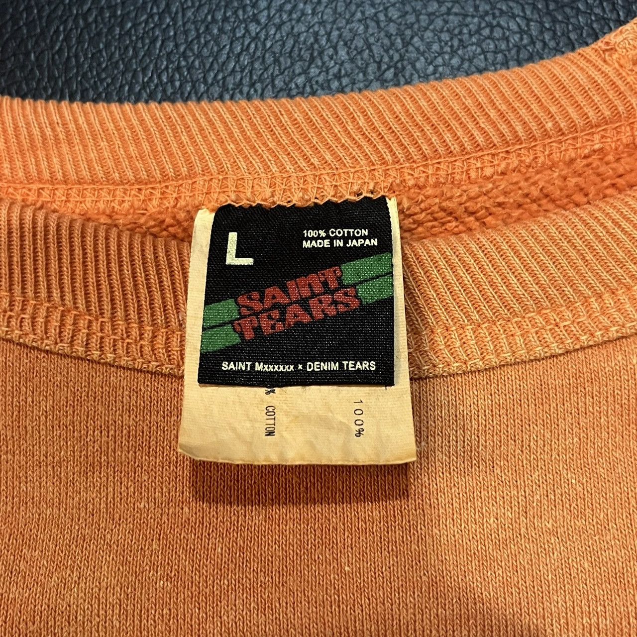 DENIM TEARS × Saint Michael Saint Michael x Denim Tears Milk Pack Sweatshirt - Orange Size US L / EU 52-54 / 3 - 8 Thumbnail