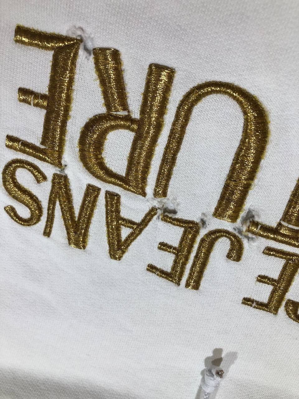 Versace Jeans Couture Versace Jeans Couture Hoodie Gold Logo Print Size US XS / EU 42 / 0 - 7 Thumbnail