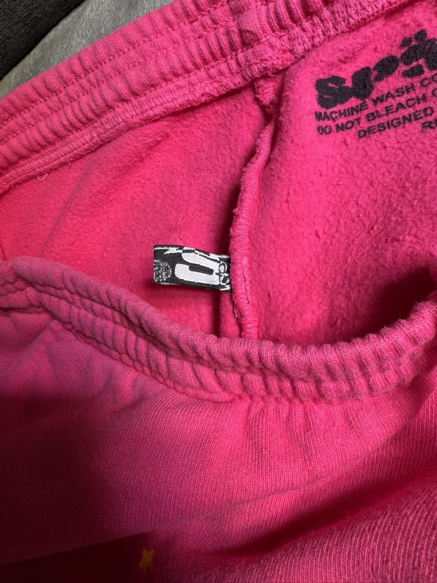Sp5der Size Large - Sp5der Punk V1 P*nk Sweatpants Young Thug Pink Size US 33 - 8 Thumbnail
