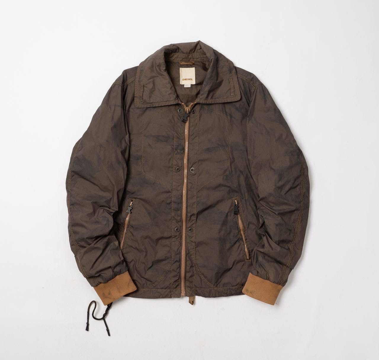 Diesel 🔵DIESEL Vintage Nylon Bomber Jacket Size US L / EU 52-54 / 3 - 5 Thumbnail