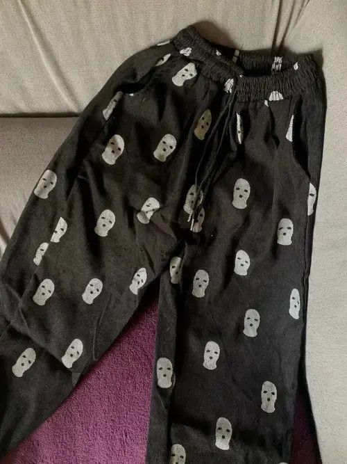 VIBE Drawstring Casual Corduroy Men Baggy Pants Size US 34 / EU 50 - 2 Thumbnail