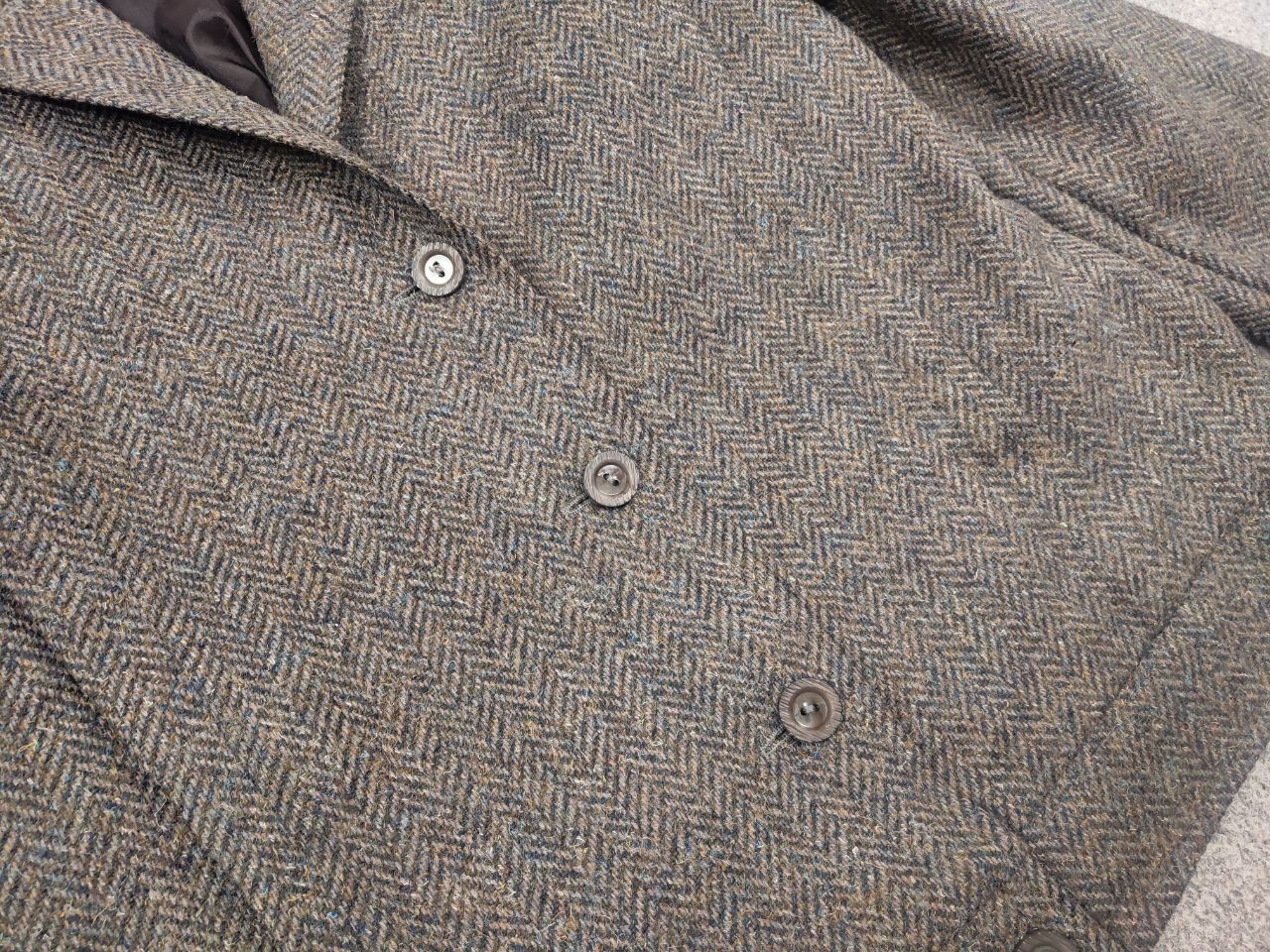 Harris Tweed Clan Royal Vintage 80's Tweed Wool Suit Blazer jacket Skirt Size XL / US 12-14 / IT 48-50 - 6 Thumbnail