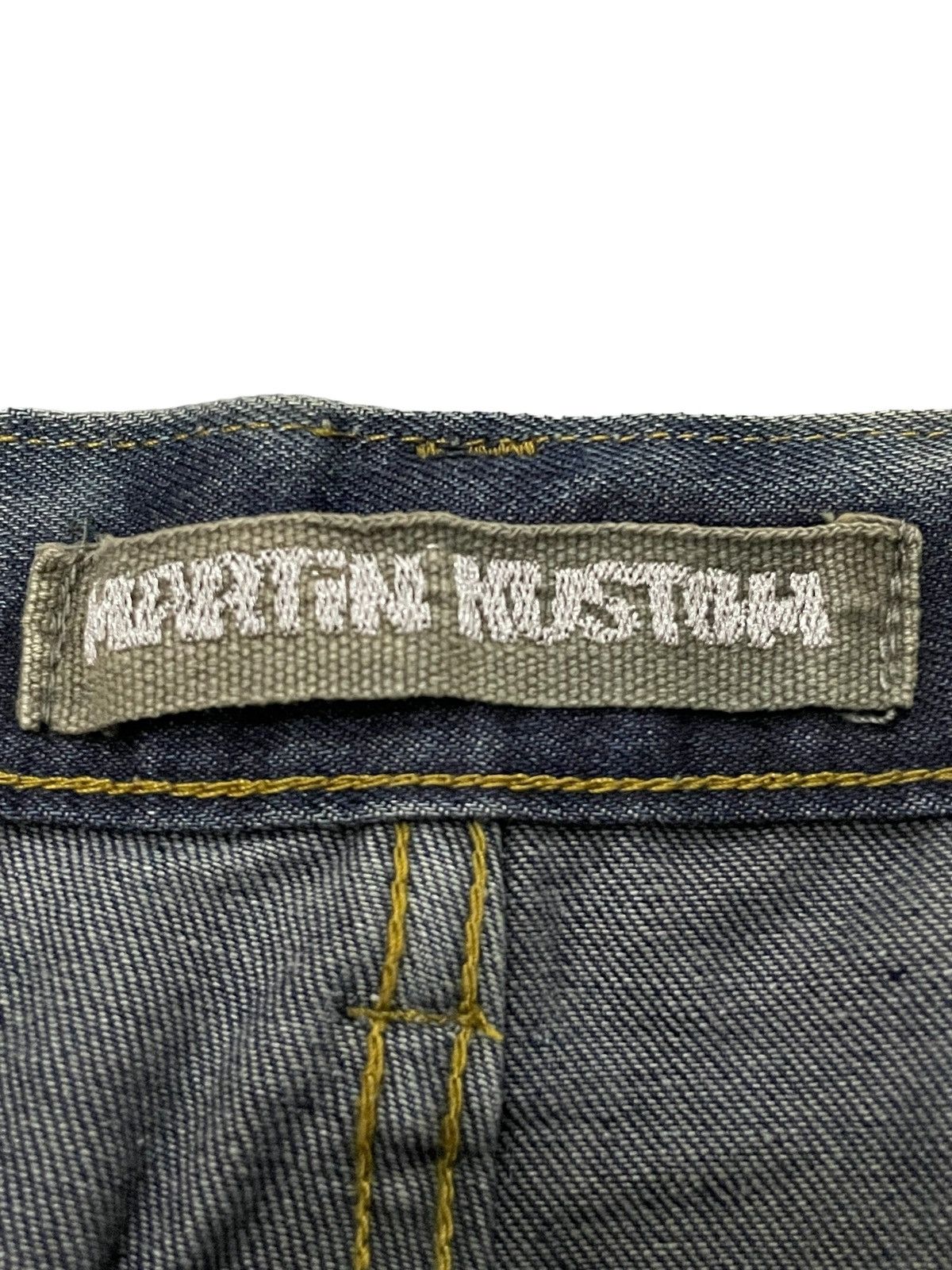 GOSTAR DE FUGA × Hysteric Glamour × Japanese Brand Martin Kustom Enzyme Mud Wash Distressed Jeans Size US 34 / EU 50 - 22 Thumbnail