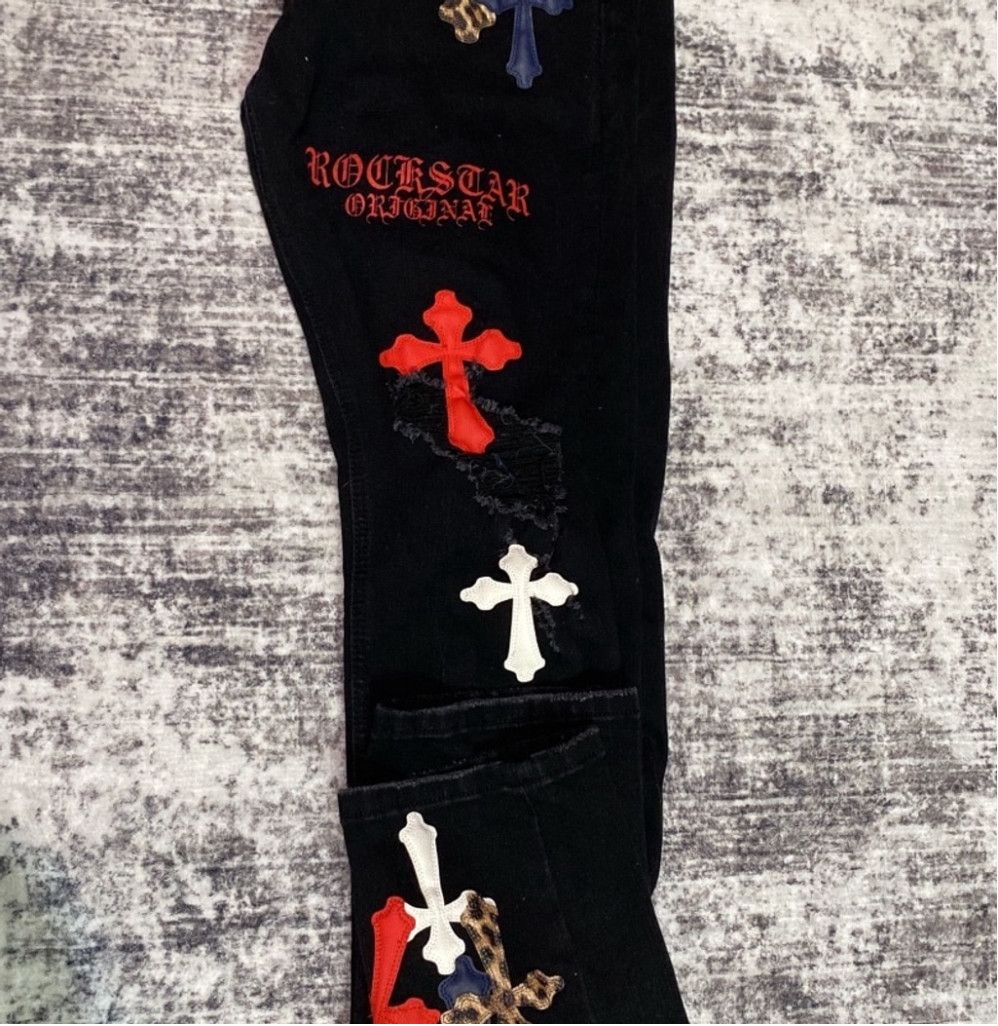 Rockstar Games Men's Rockstar Original Jeans 38 Black Multi Size US 38 / EU 54 - 11 Thumbnail