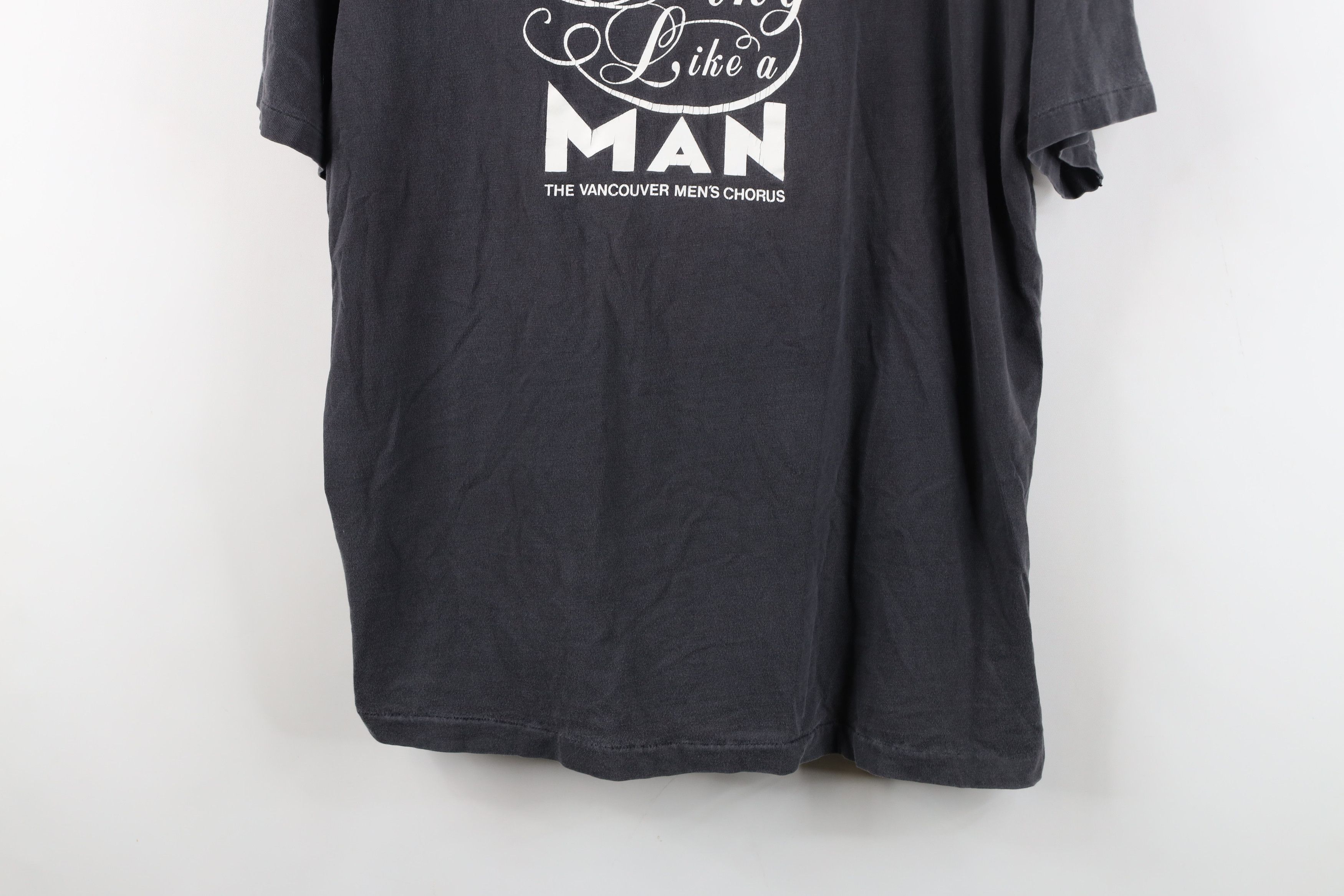 Vintage Vintage 90s Like A Man The Vancouver Mens Chorus T-Shirt USA Size US XL / EU 56 / 4 - 3 Thumbnail