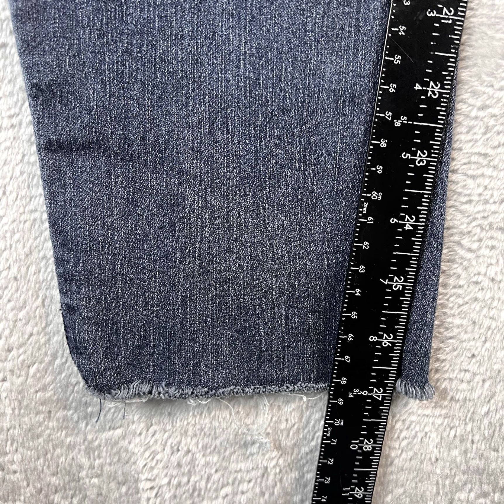 Vintage Democracy Jeans Women's 10 Blue City Preppy Straight Jeans with Stretch, Mid Rise, Button Zip, Pockets, Inseam See Images Size 32" / US 10 / IT 46 - 7 Thumbnail