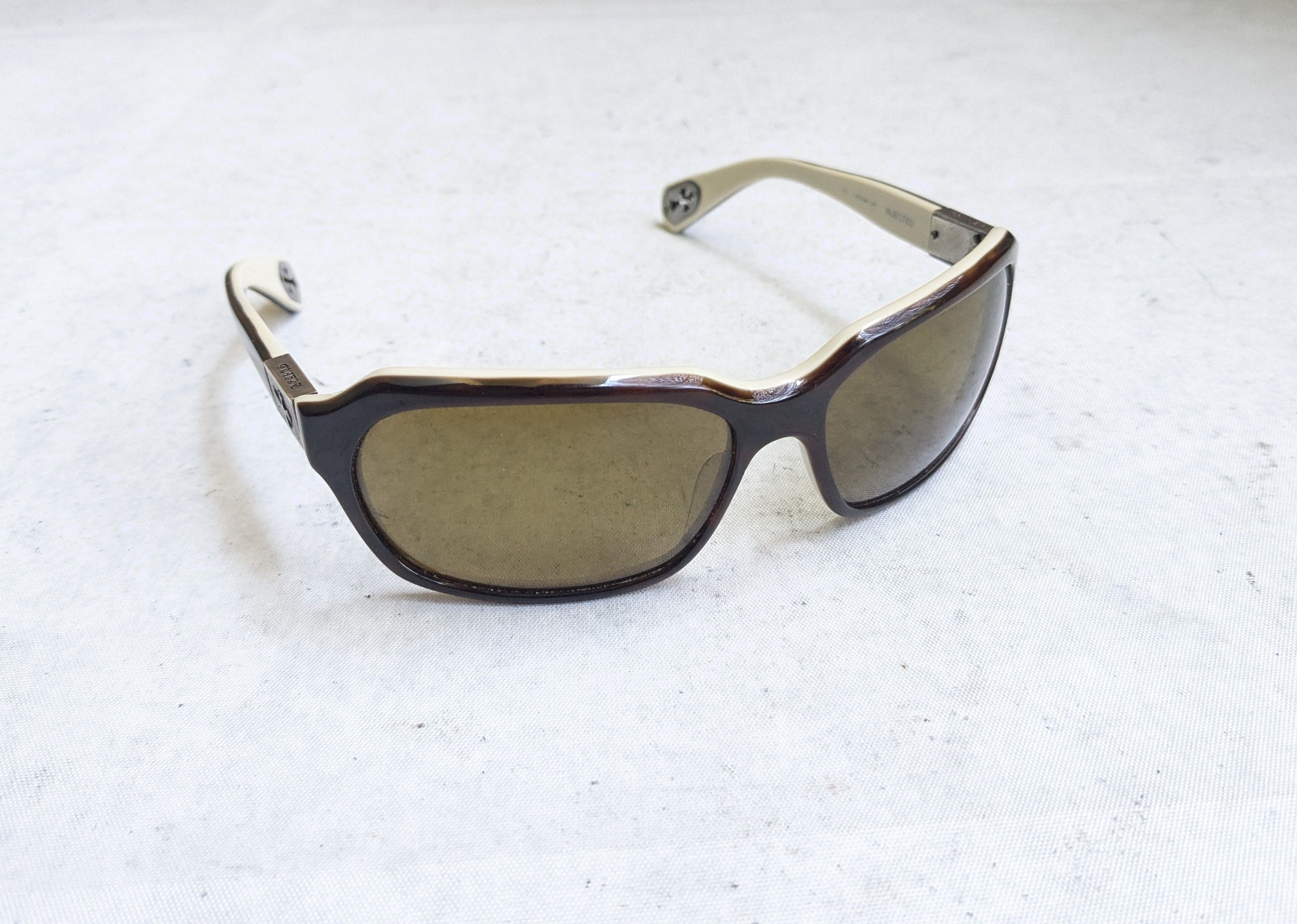 Chrome Hearts Chrome Hearts Sunglasses Injected Green Brown Cross Size ONE SIZE - 2 Thumbnail
