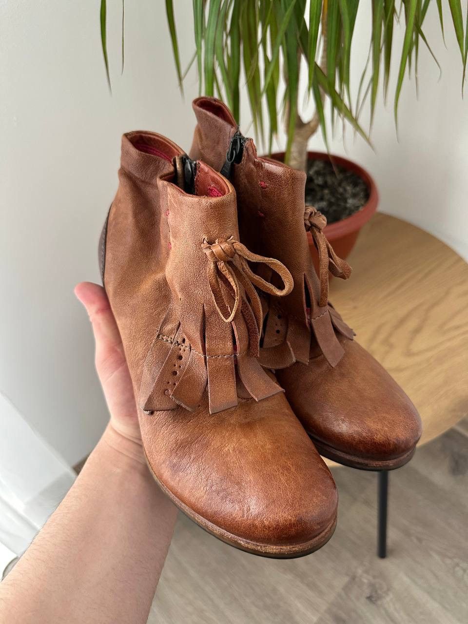 A.S.98 × Japanese Brand × Vintage Vintage Japanese A.S98 Brown Leather Air Step Womesn Boots Size US 8.5 / IT 38.5 - 12 Thumbnail
