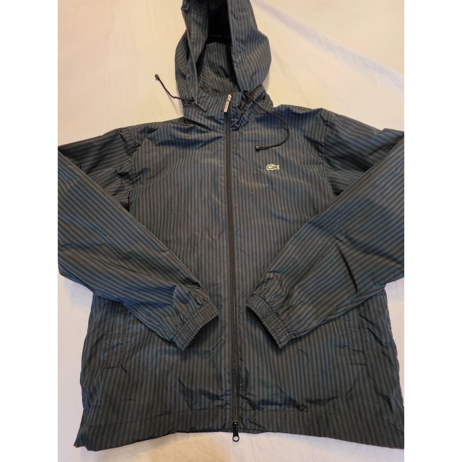 Lacoste Vintage Lacoste Live windbreaker jacket dark green Men's Size US L / EU 52-54 / 3 - 2 Thumbnail