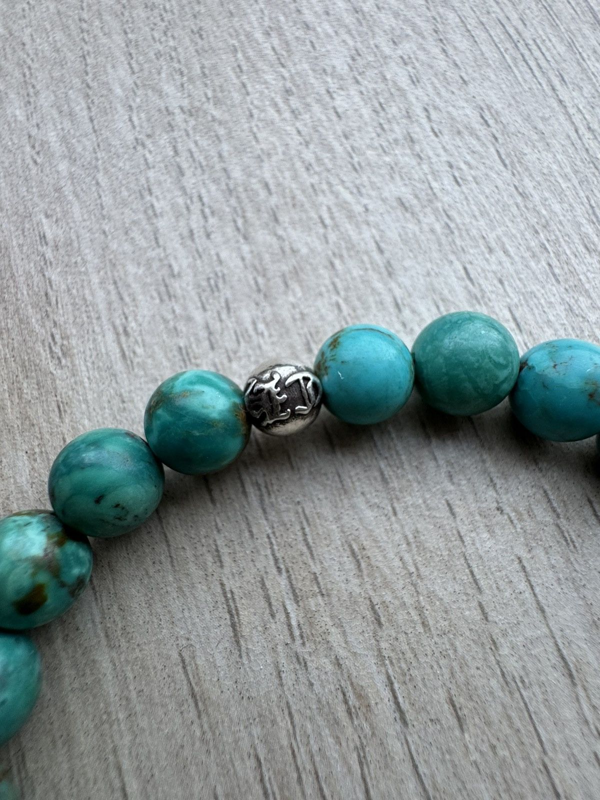 Chrome Hearts Chrome Hearts Turquoise Bead Bracelet Size ONE SIZE - 5 Thumbnail
