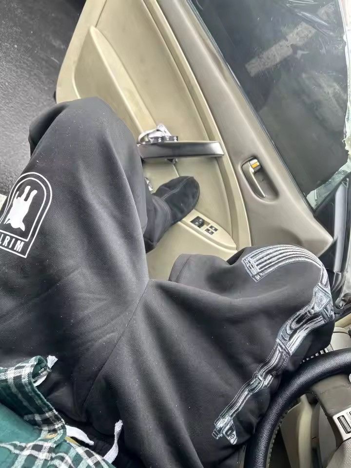 Japanese Brand Grey AK47 Sweatpants V2 Size US 31 - 3 Thumbnail