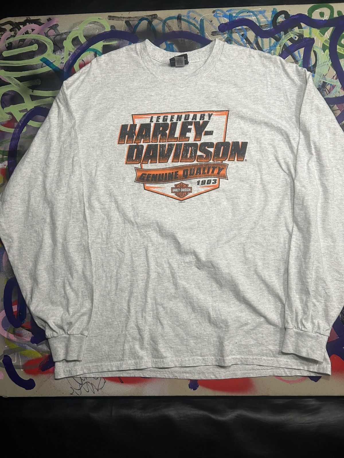 Harley Davidson Harley Davidson longsleeve Size US XL / EU 56 / 4 - 1 Thumbnail