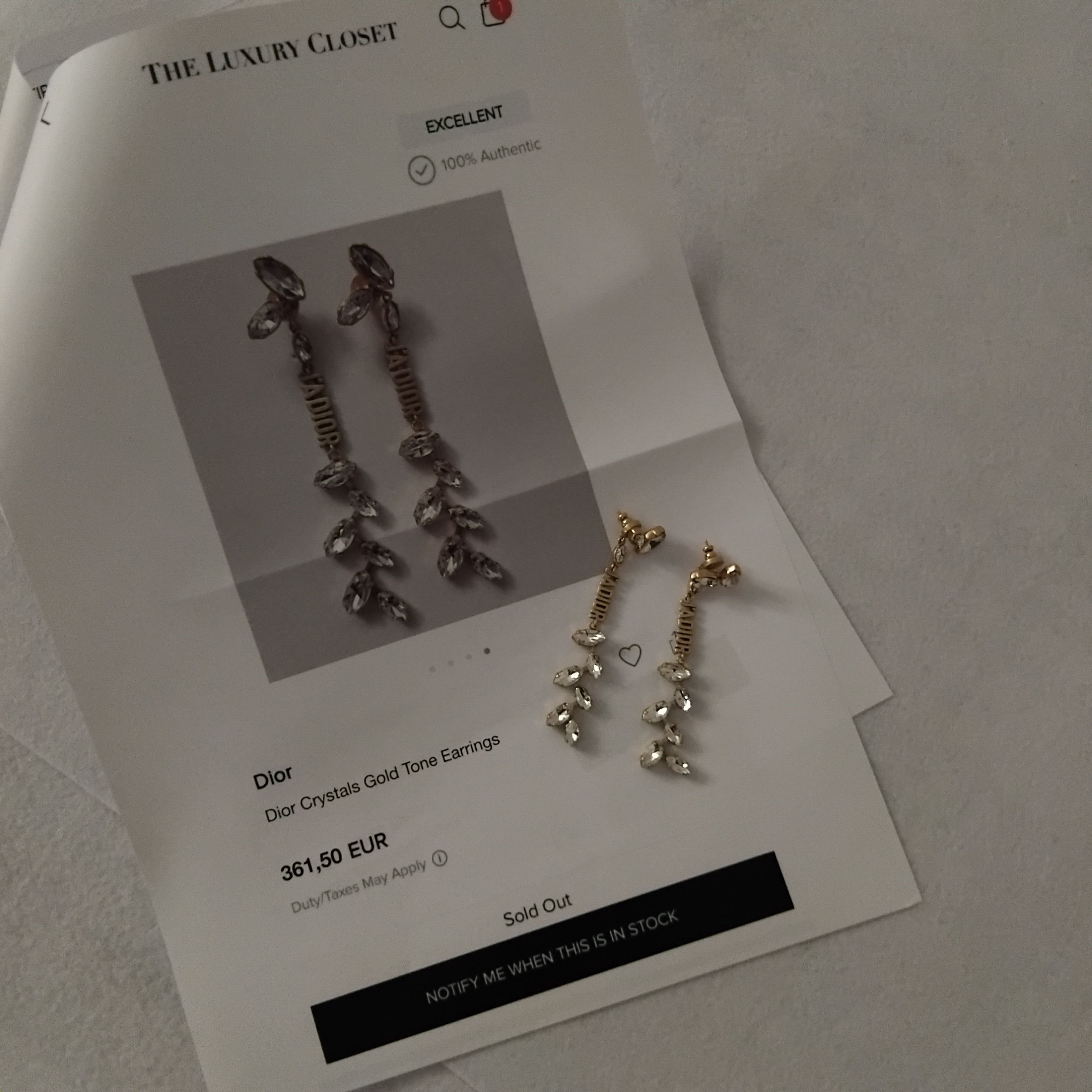 Dior Dior earrings Size ONE SIZE - 7 Thumbnail