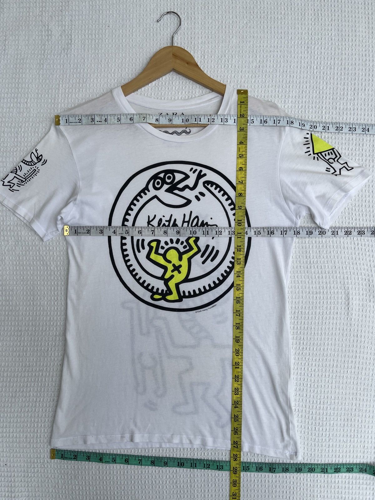Keith Haring LastDrop🔥Keith Haring x Zara tee Art Streetwear Hype Y2k Tee Size US M / EU 48-50 / 2 - 12 Thumbnail