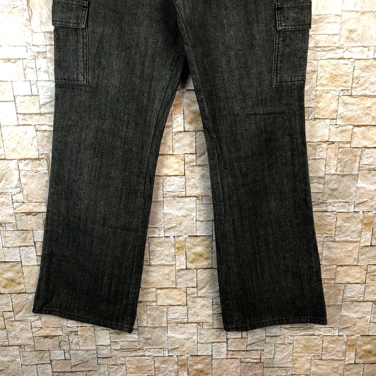 Japanese Brand Style Basic Black vintage Cargo casual Pants #A1141 Size 26" / US 2 / IT 38 - 6 Thumbnail