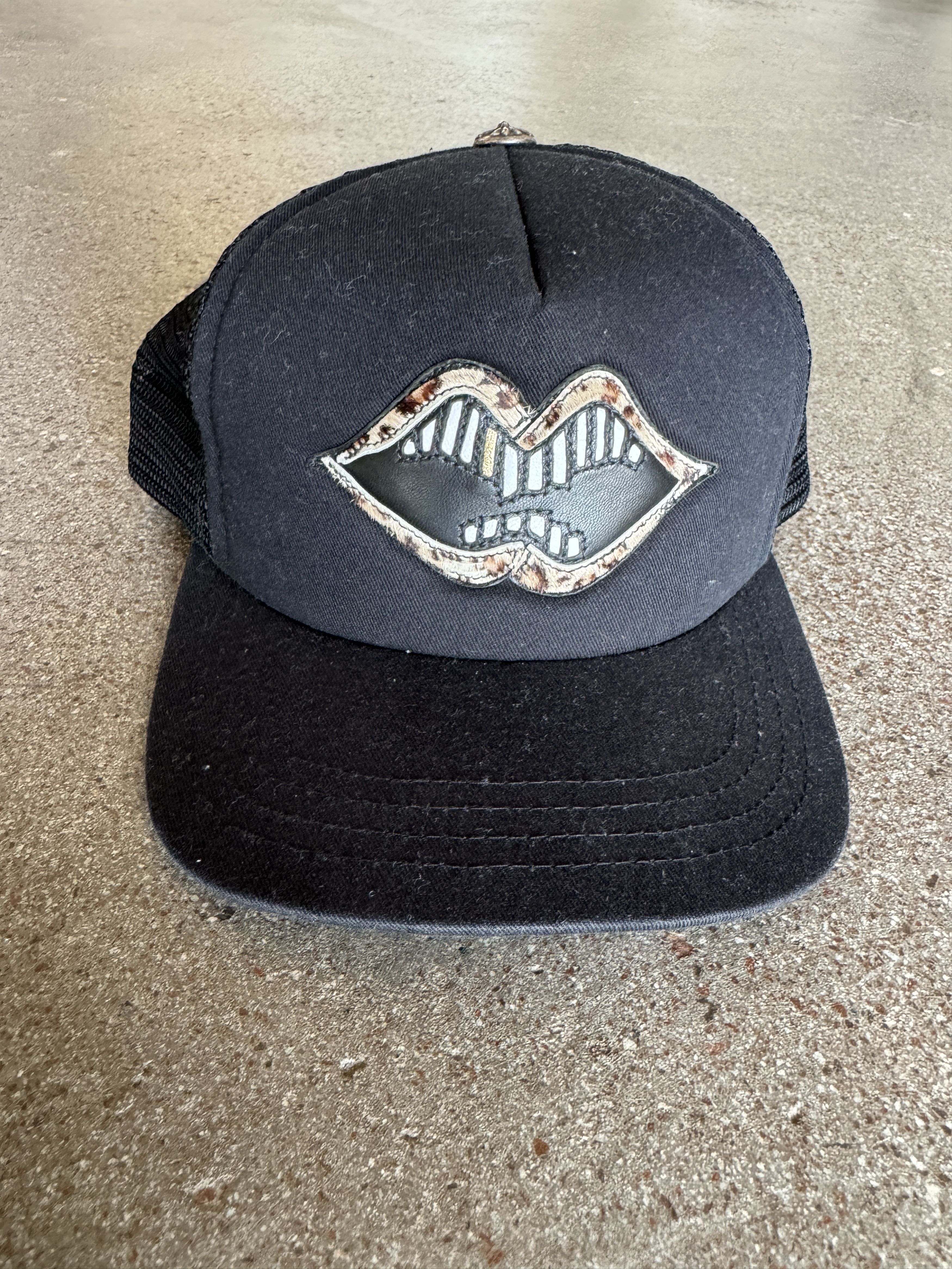 image of Chrome Hearts Cheetah Matty Boy Chomper Hat, Men's