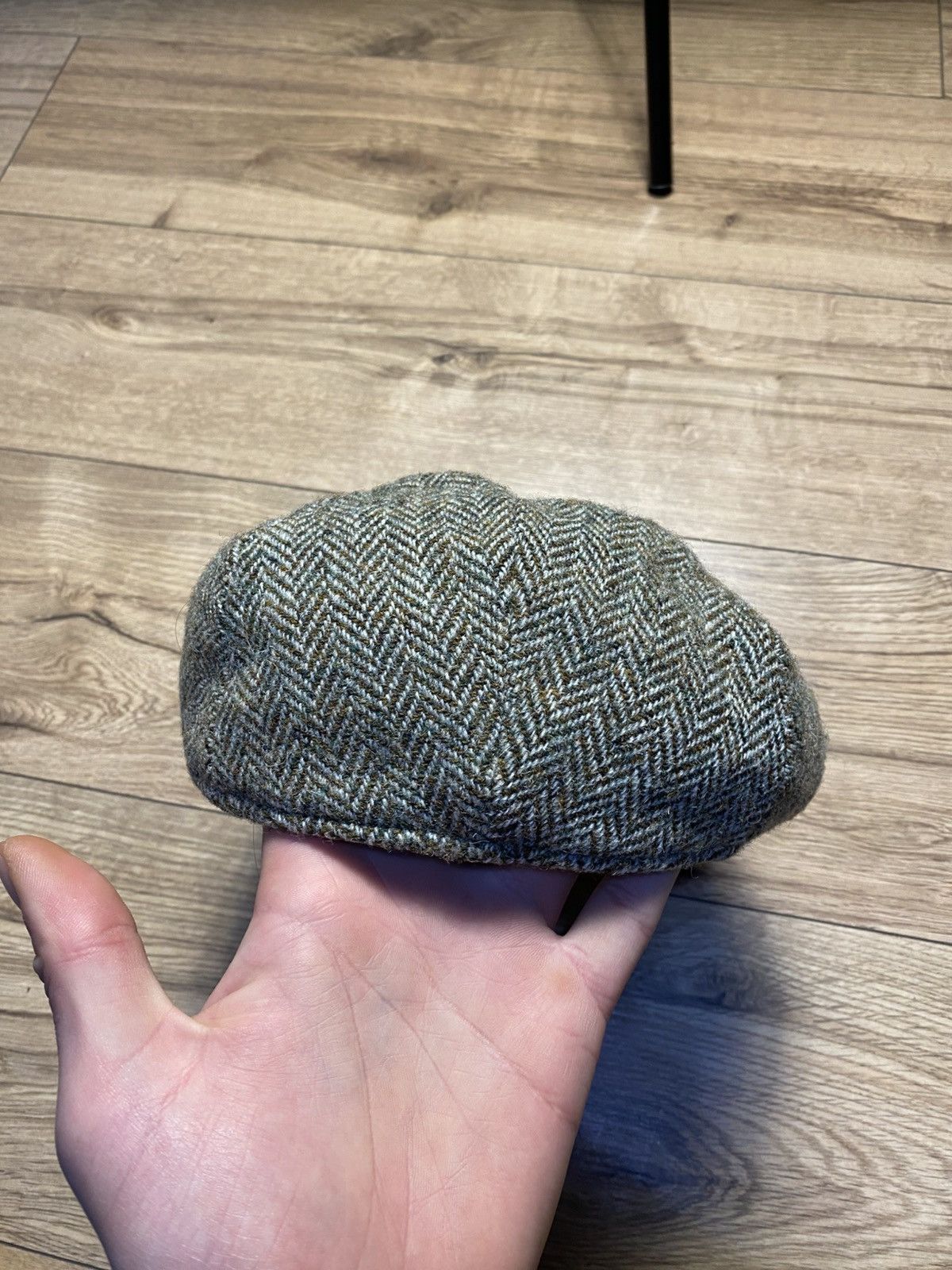 Harris Tweed County Cap, Harris Tweed Vintage Size XL Size 34 - 2 Thumbnail