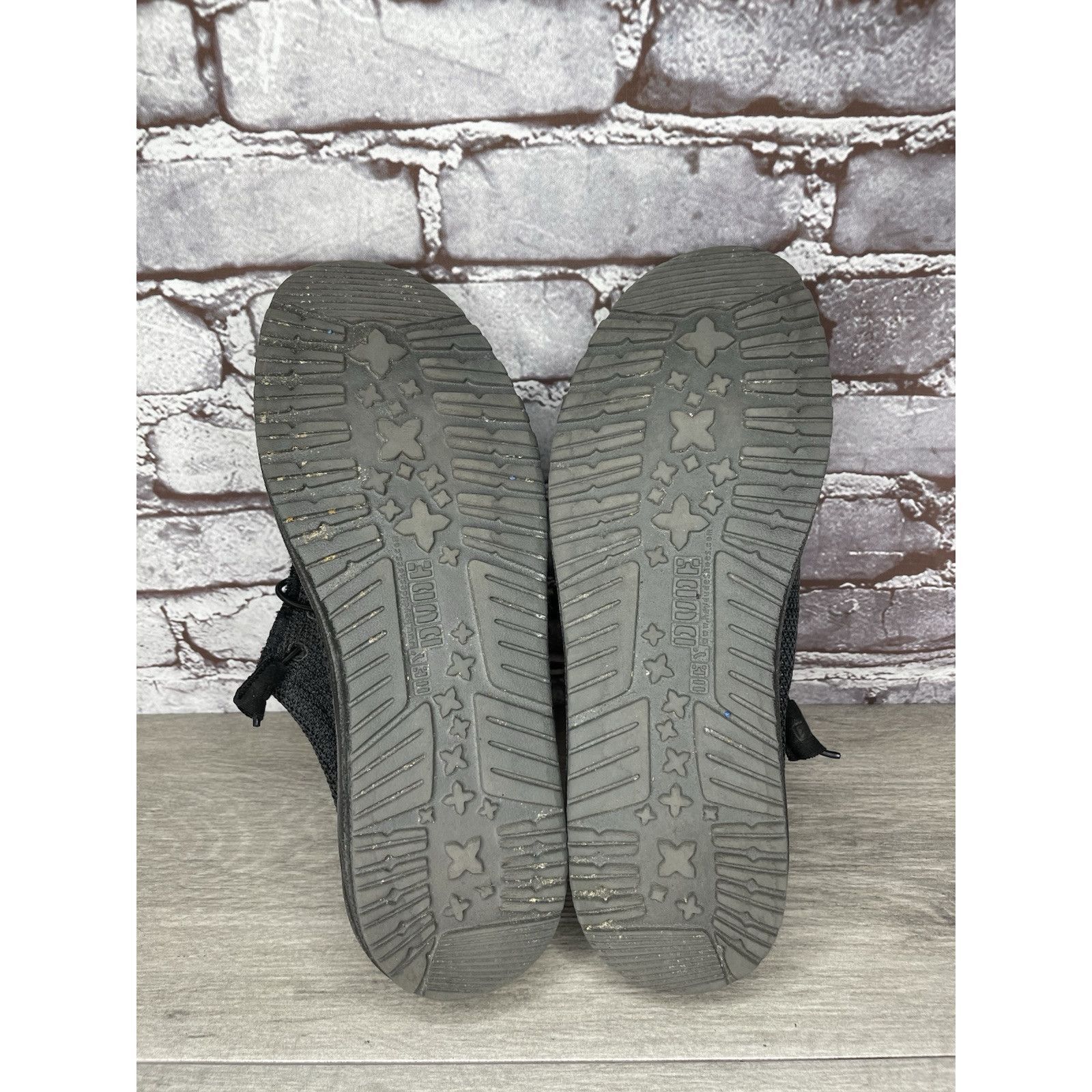 Other Hey Dude Shoes Wally Sox Comfortable Jet Black Gray Slip On Size US 10 / EU 43 - 14 Thumbnail