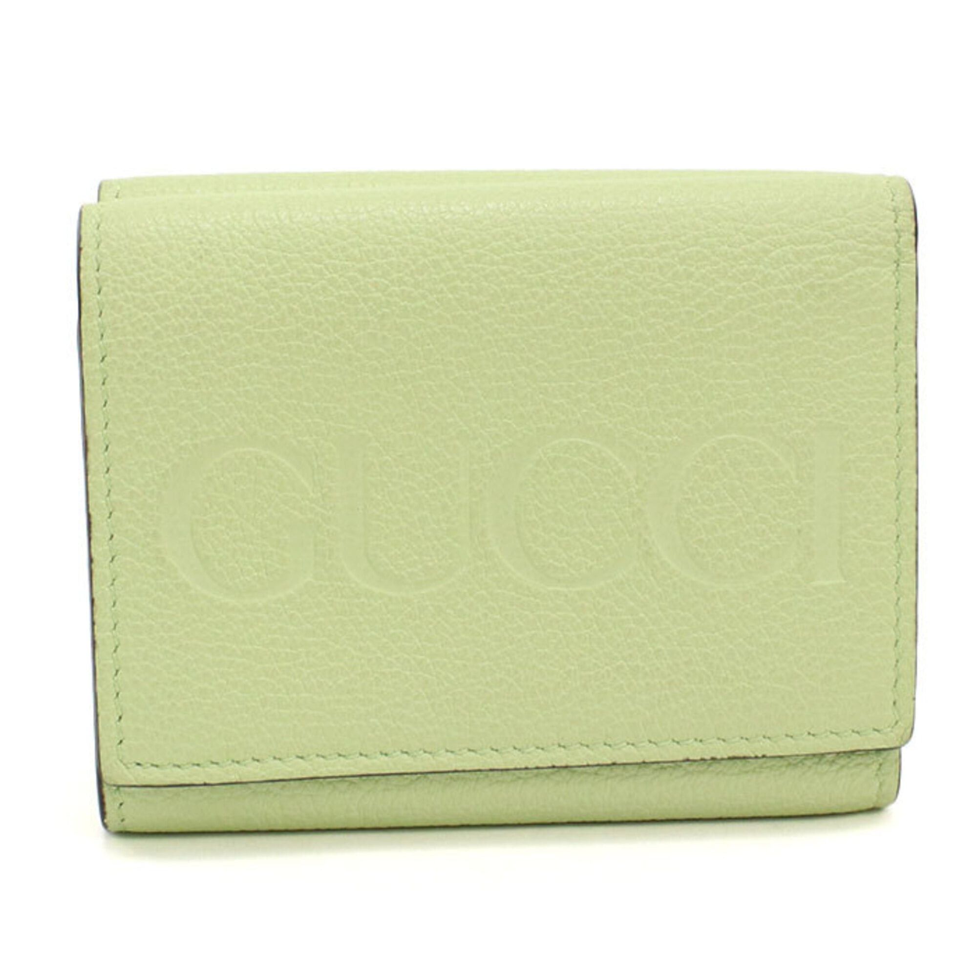 Gucci GUCCI Tri-fold Wallet 731694 Women's Green Size ONE SIZE - 1 Thumbnail