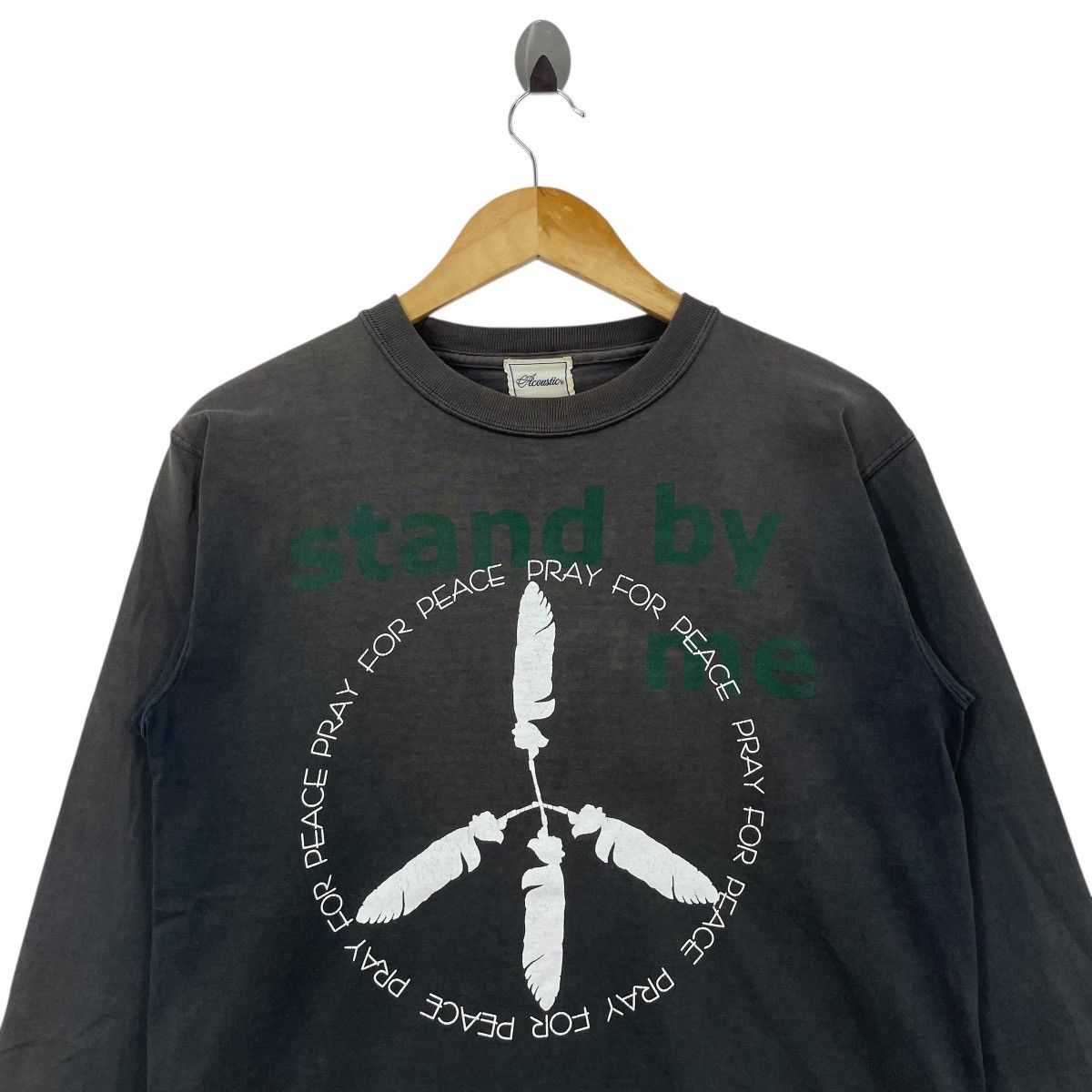 Japanese Brand Acoustic Japan Peace Long Sleeve Shirt Size US M / EU 48-50 / 2 - 3 Thumbnail