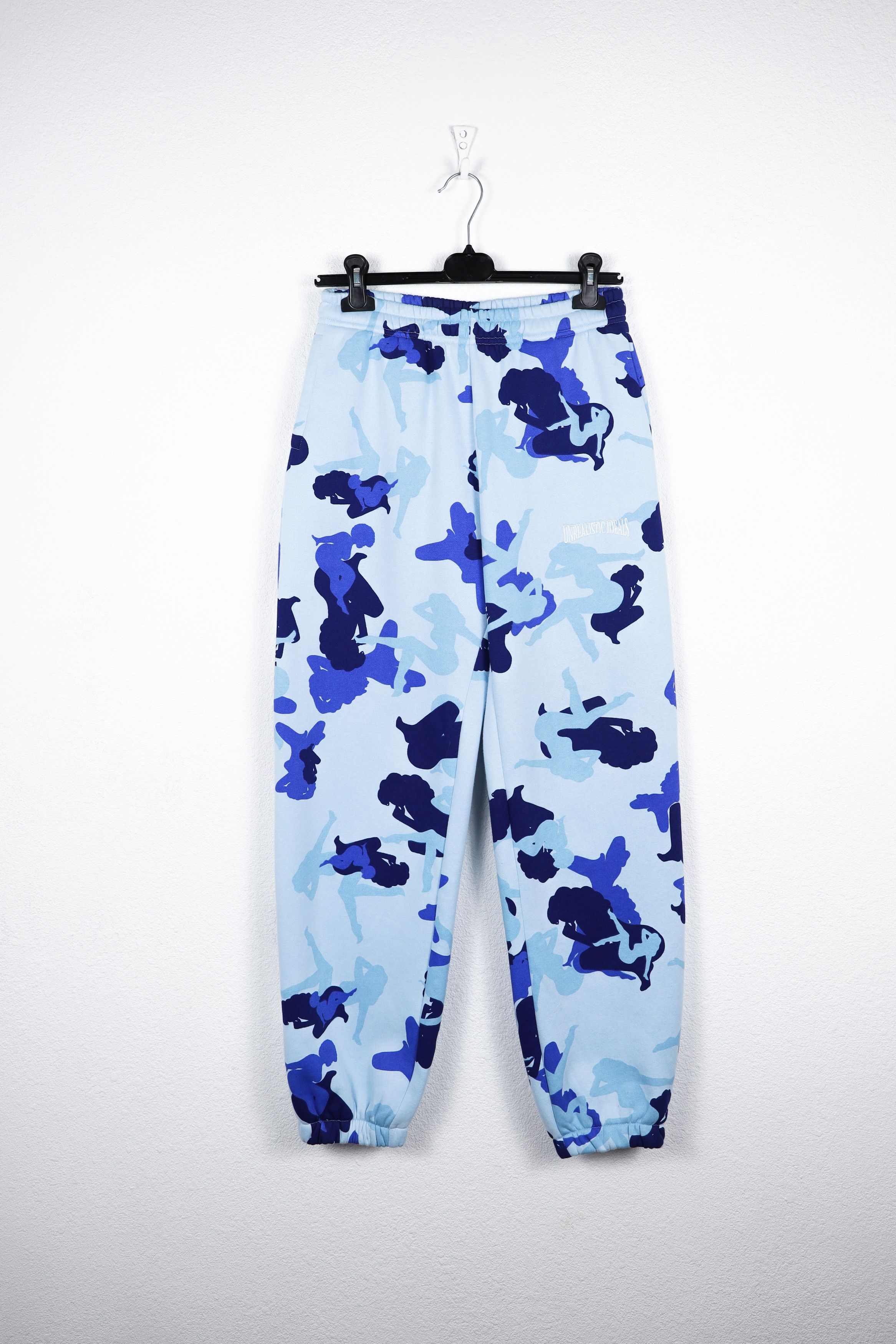 image of Named Collective Unrealistic Ideals Sex Camo Y2K Sweatpants in Blue Camo, Men's (Size 30)