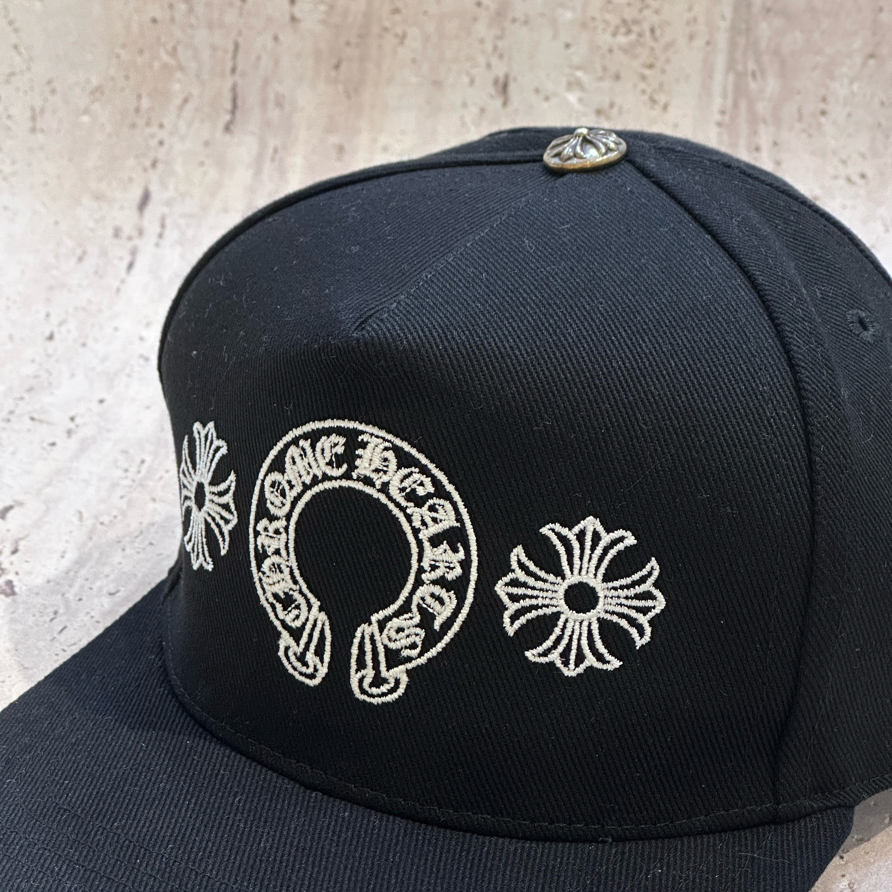 Chrome Hearts Chrome Hearts Horseshoe Denim Hat black Size ONE SIZE - 10 Thumbnail