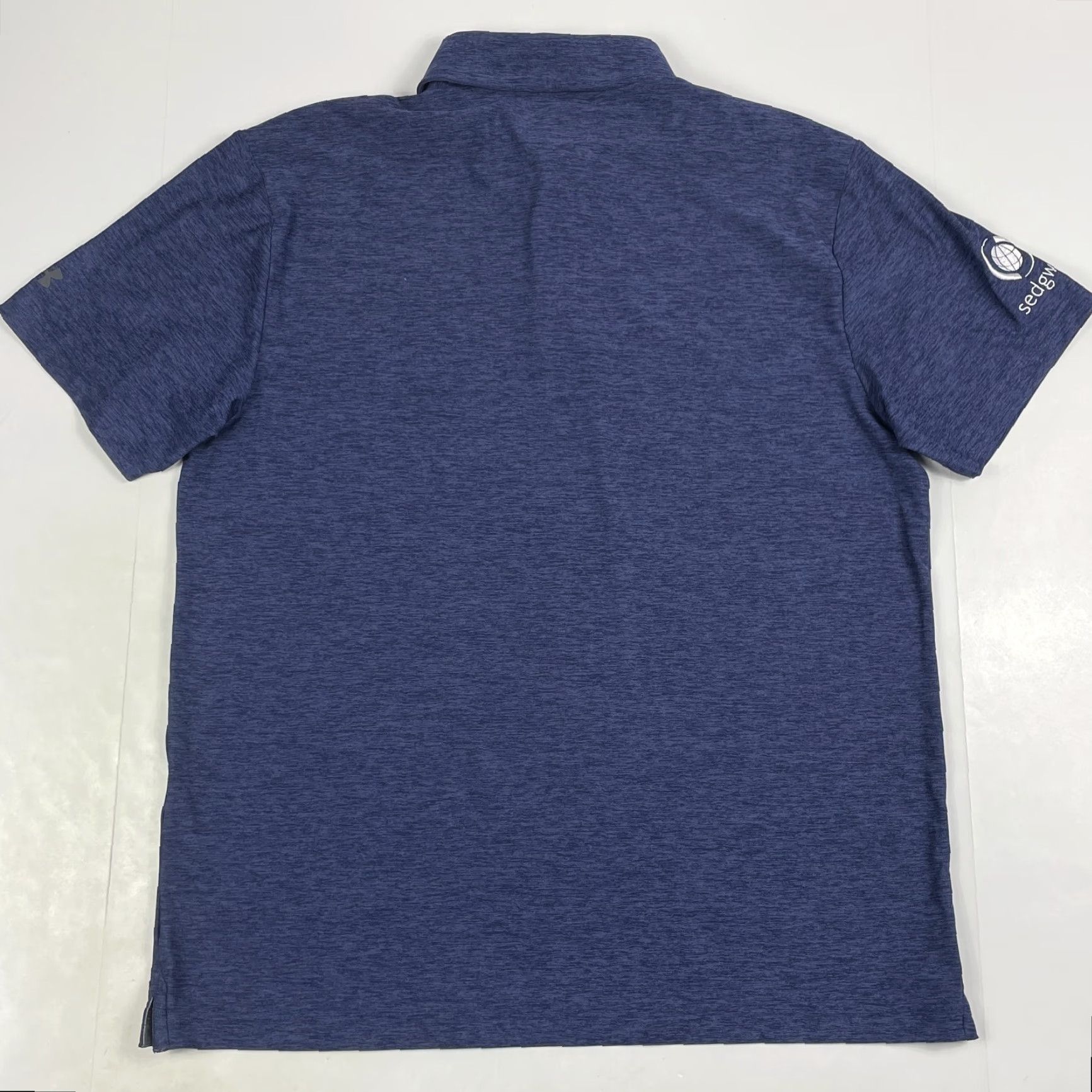Under Armour VINTAGE Under Armour Polo Shirt Mens Large Purple HeatGear Golf Short Sleeve Lightweight Size US L / EU 52-54 / 3 - 7 Thumbnail