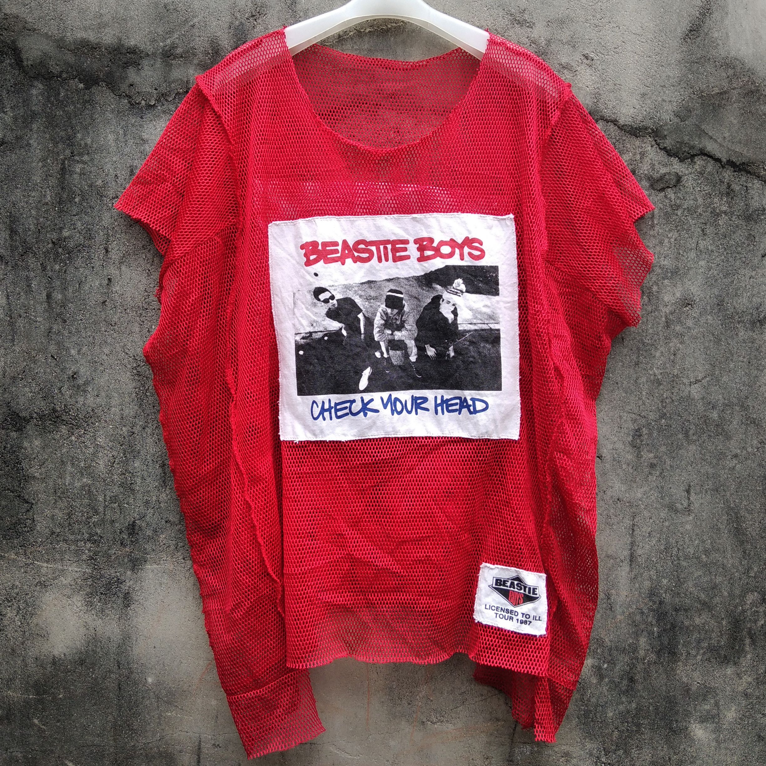 image of Band Tees x Vintage Beastie Boys "check Your Head" "licensed Ill Tour 1987" in Red, Men's (Size XL)