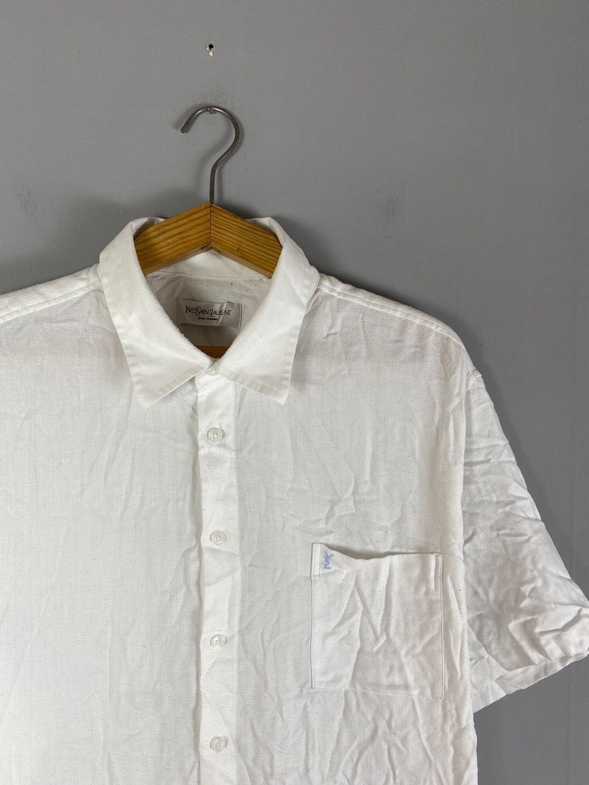 Yves Saint Laurent Vintage Yves Saint Laurent shirt ysl Size US XXL / EU 58 / 5 - 4 Thumbnail