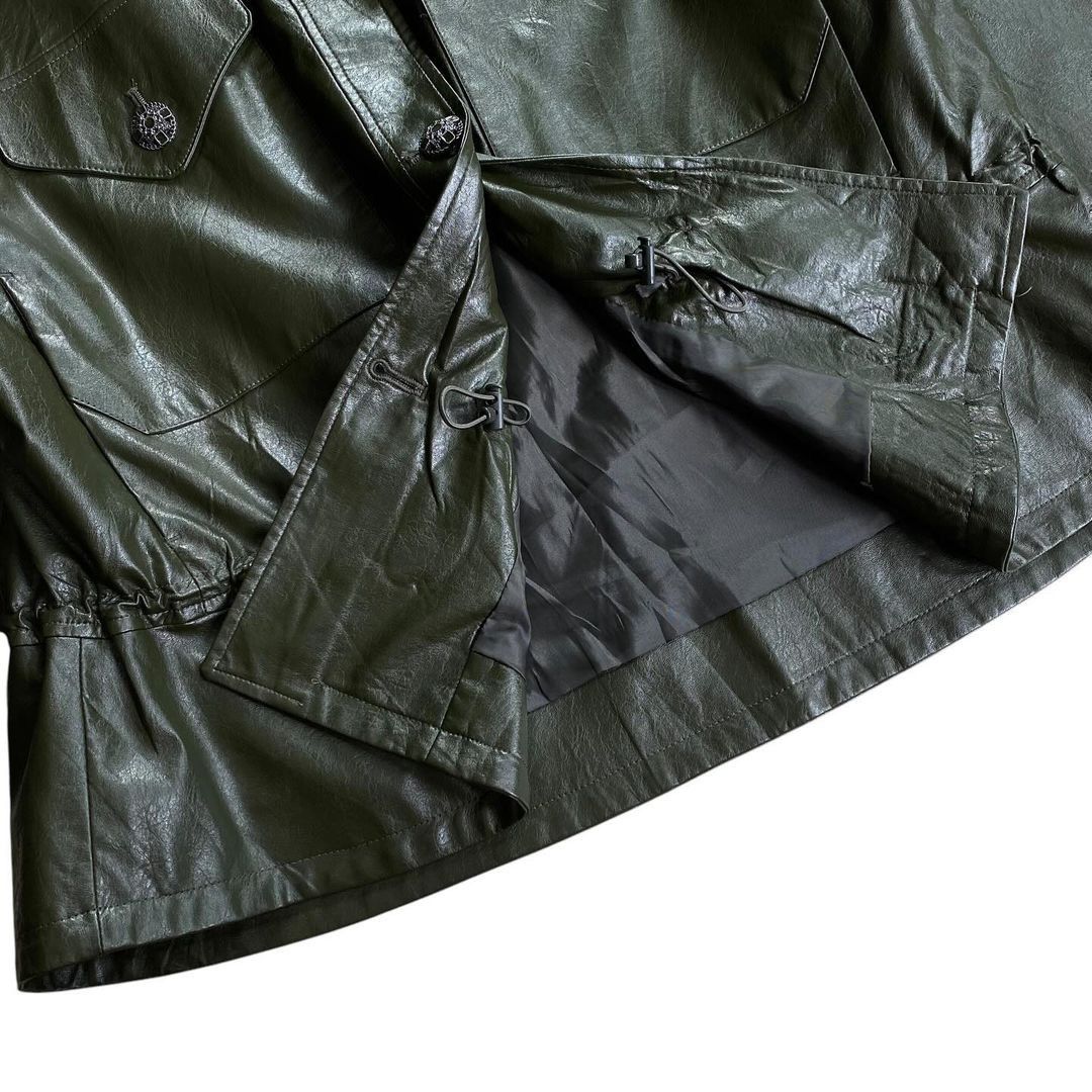 Other Georges Rech elastic tie waist faux leather jacket Size M / US 6-8 / IT 42-44 - 6 Thumbnail