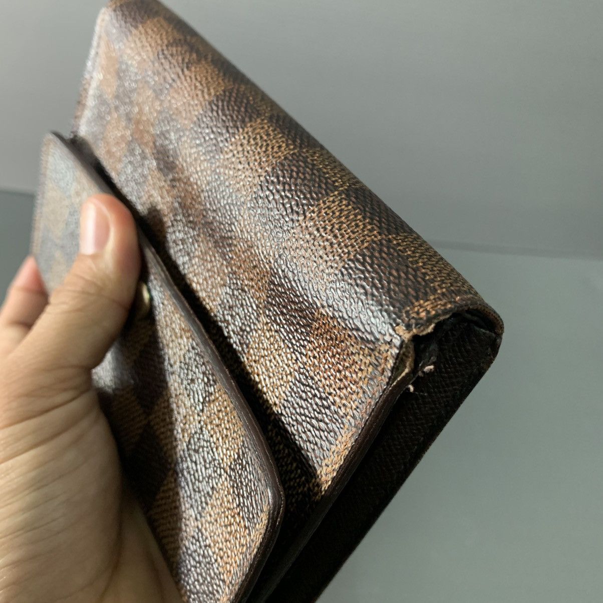 Louis Vuitton Louis Vuitton Damier Ebene Wallet Size ONE SIZE - 8 Thumbnail
