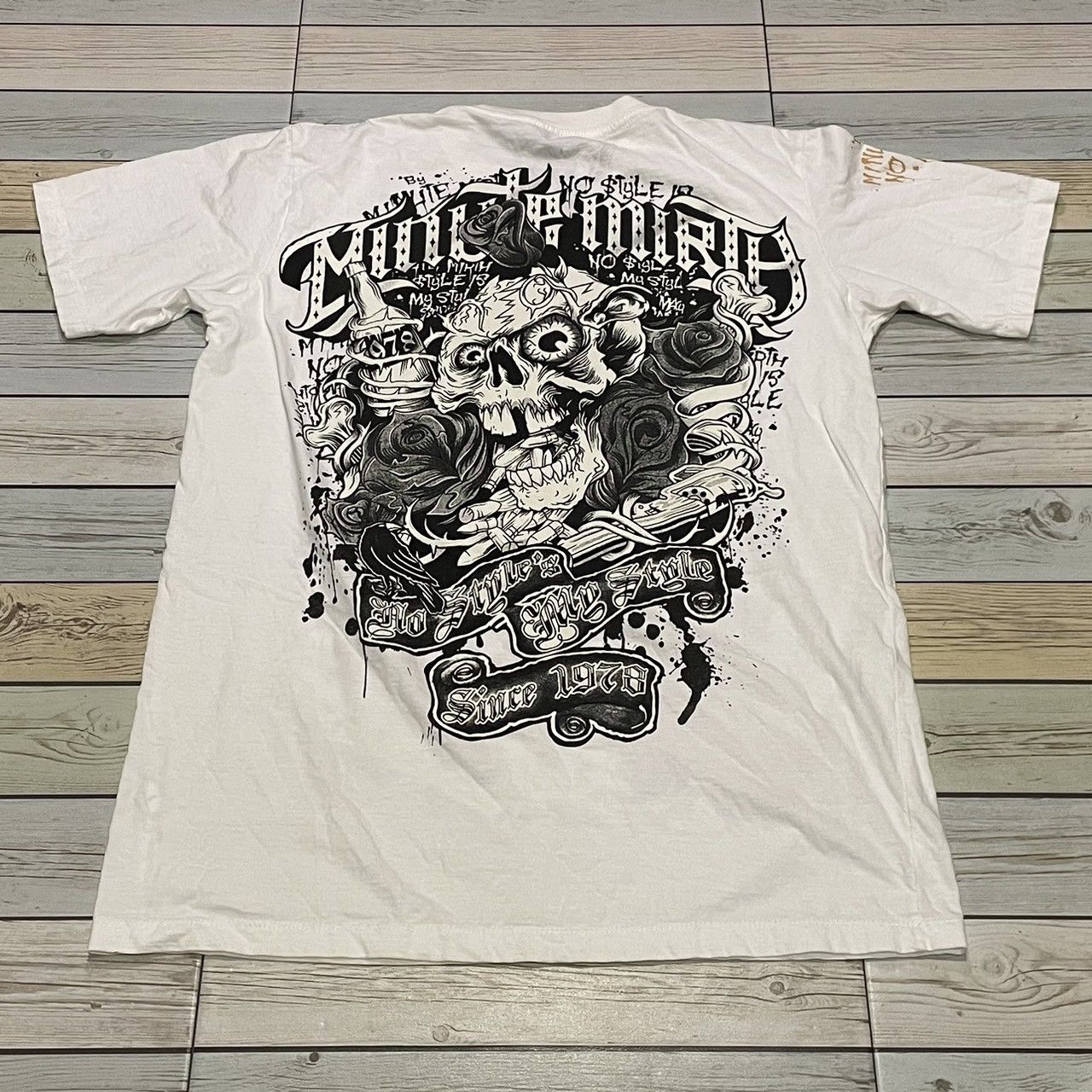 Affliction × Southpole × Tapout Rare Wings Cross Tee Y2K Affliction Style Size US L / EU 52-54 / 3 - 3 Thumbnail