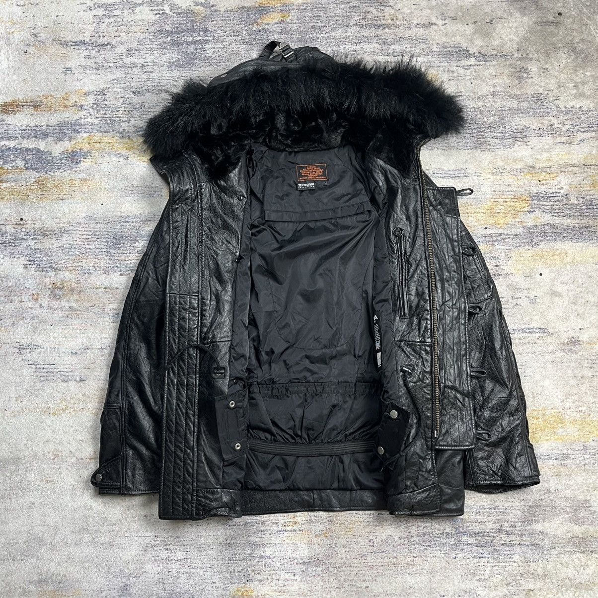 Japanese Brand × Kadoya Kadoya N-3B thinsulate rider leather jacket Size US L / EU 52-54 / 3 - 10 Thumbnail