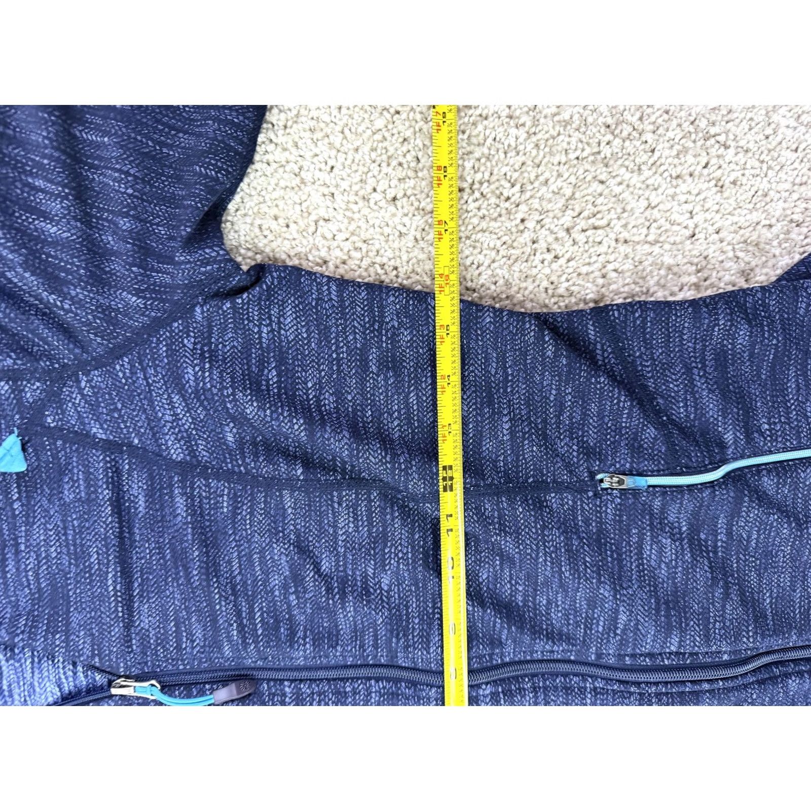 Vintage Tangerine Jacket Womens Small Blue Track Full Zip Thumbholes Athletic Slim Jacket Size S / US 4 / IT 40 - 4 Thumbnail