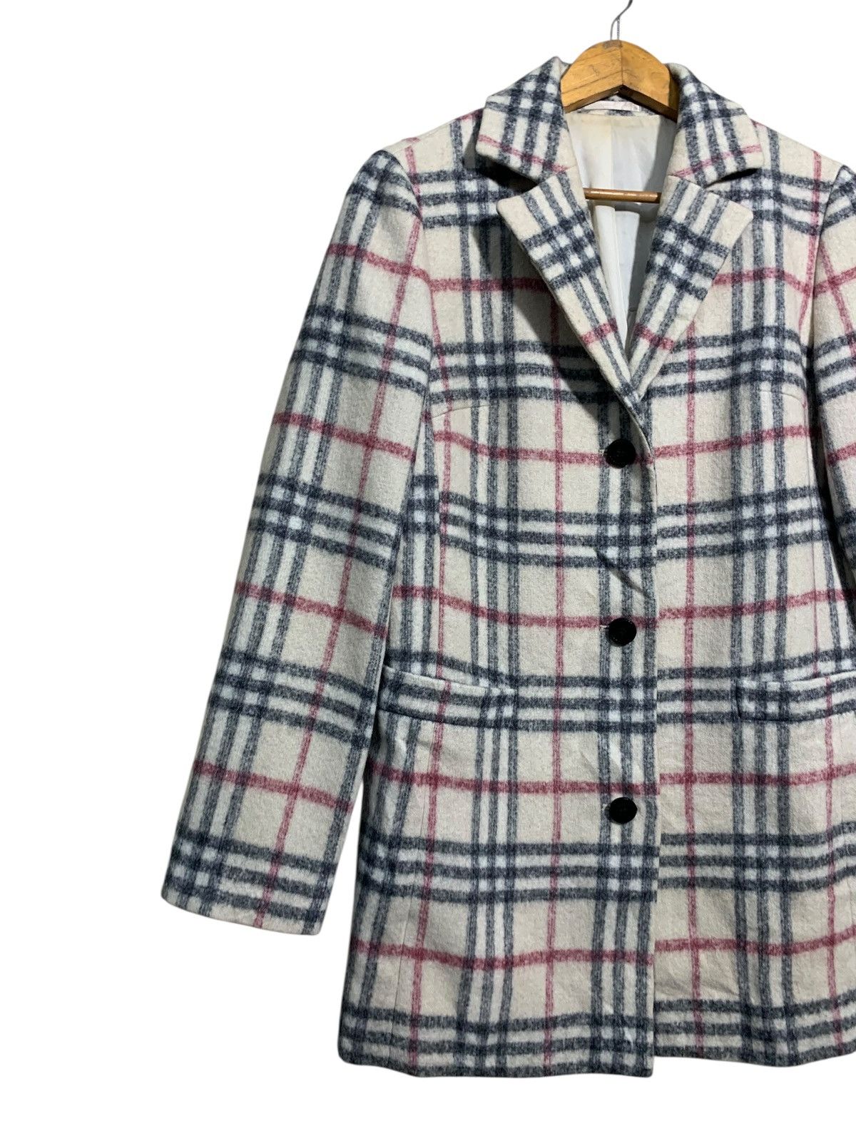Burberry 🔥BURBERRY NOVACHECK WOOL JACKETS Size M / US 6-8 / IT 42-44 - 2 Thumbnail