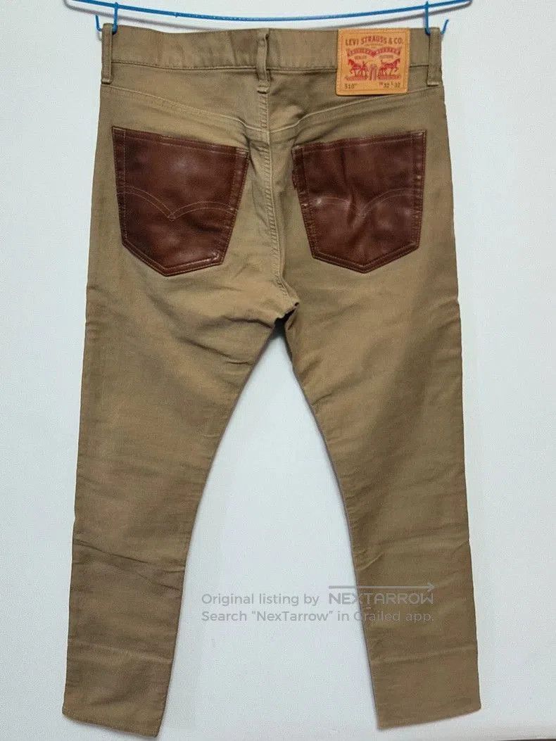 Junya Watanabe Junya Watanabe x Levis Khaki Denim Jeans. Size US 32 / EU 48 - 2 Thumbnail
