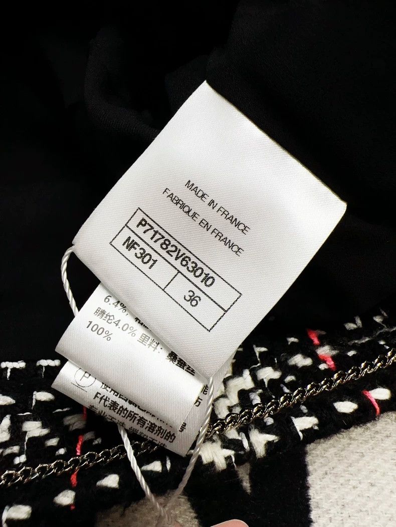 Chanel Chanel 21k autumn and winter striped mixed-color twill sof Size XS / US 0-2 / IT 36-38 - 5 Thumbnail