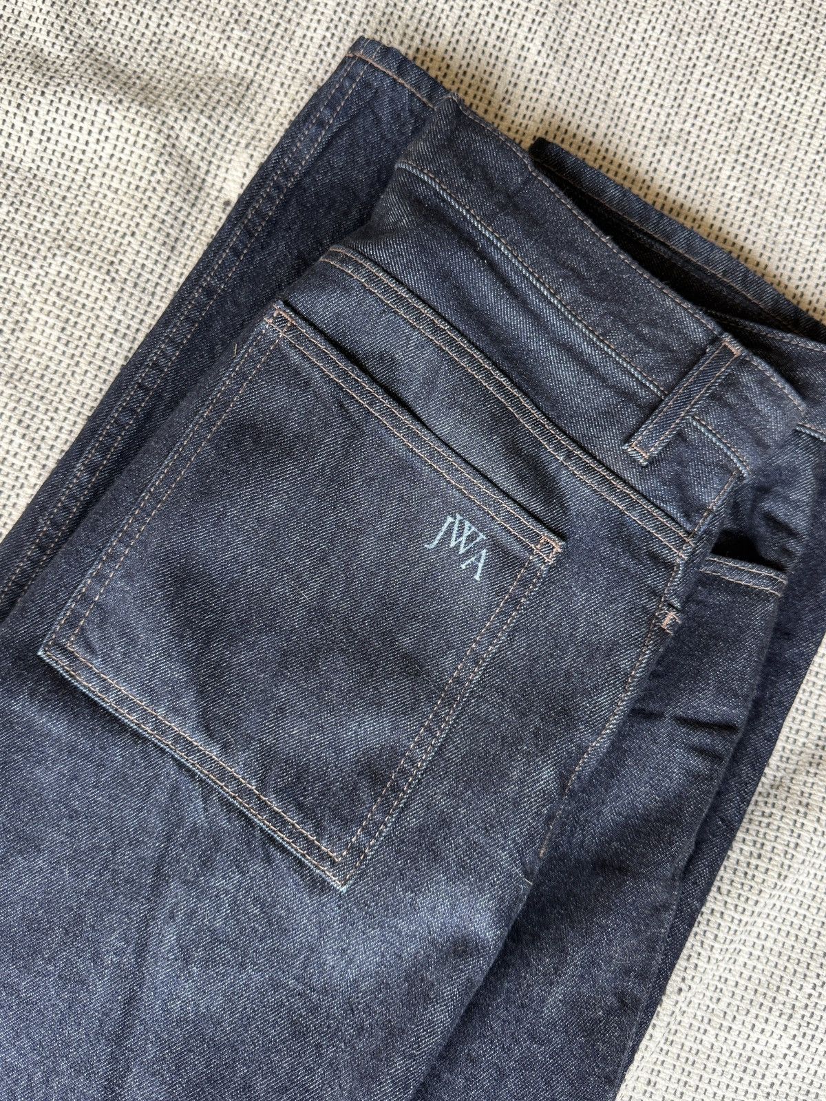 Japanese Brand 2025 Uniqlo x JW Anderson Raw denim Jeans Size US 34 / EU 50 - 2 Thumbnail