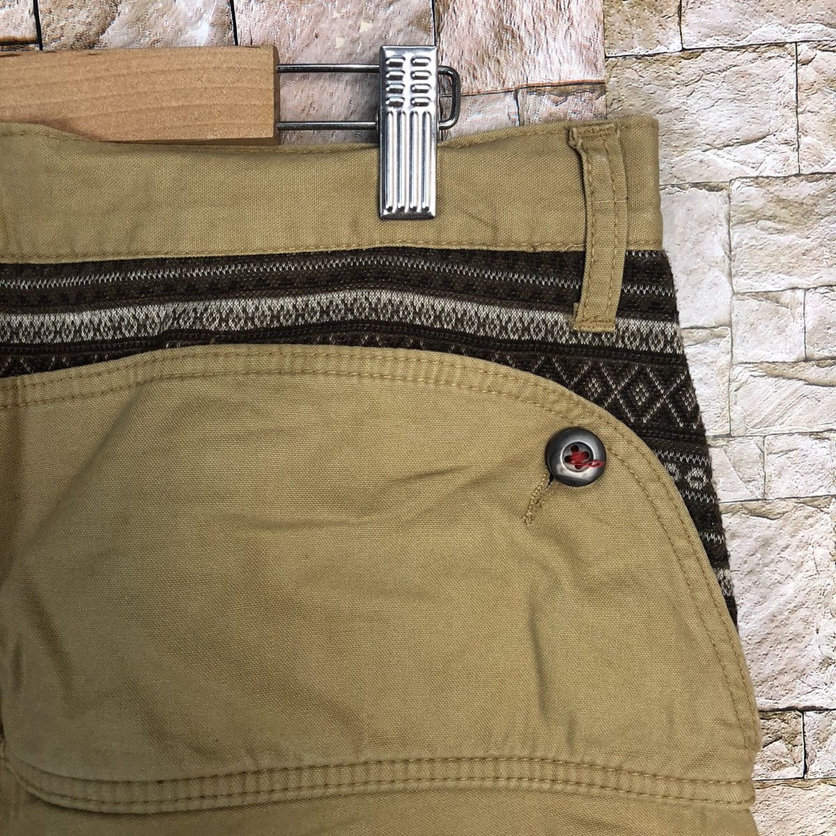 Japanese Brand DL Dominate handcraft Brown Cargo Multipocket Pants #A334 Size US 32 / EU 48 - 18 Thumbnail