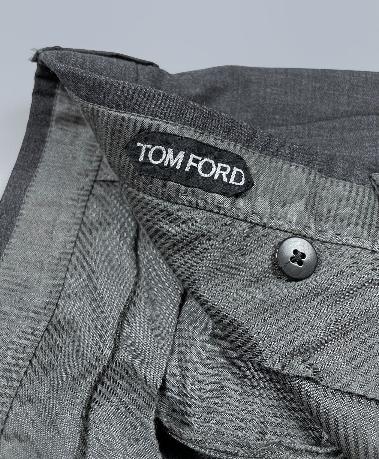Tom Ford TOM FORD Base F 100% Wool Solid Suit Jacket Pants Size 48R Size 48R - 13 Thumbnail