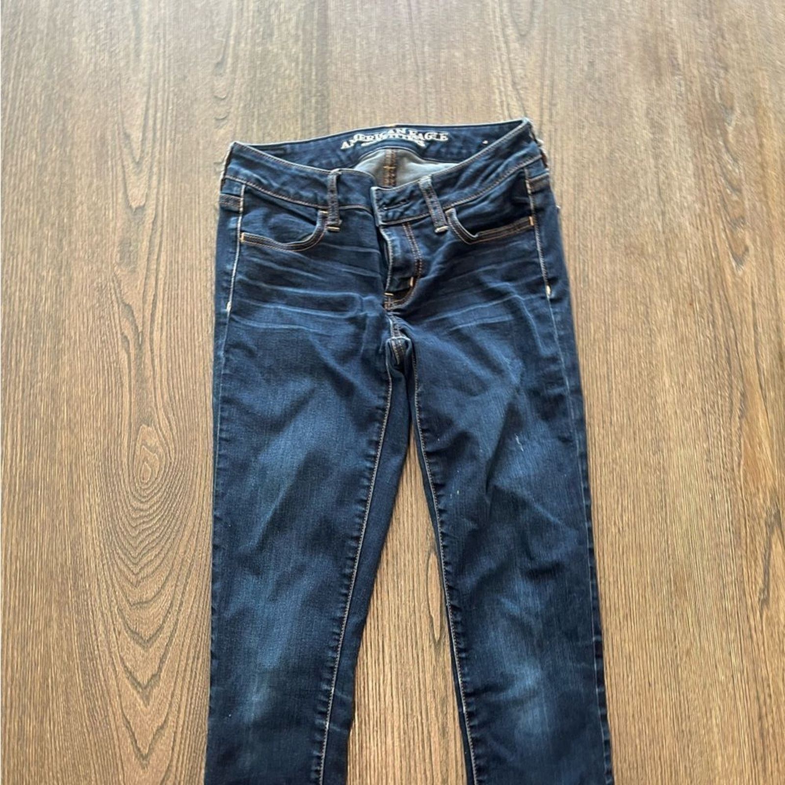 American Eagle Outfitters American Eagle Denim Super Stretch Denim Jeans Size 2 Short Size 26" / US 2 / IT 38 - 2 Thumbnail
