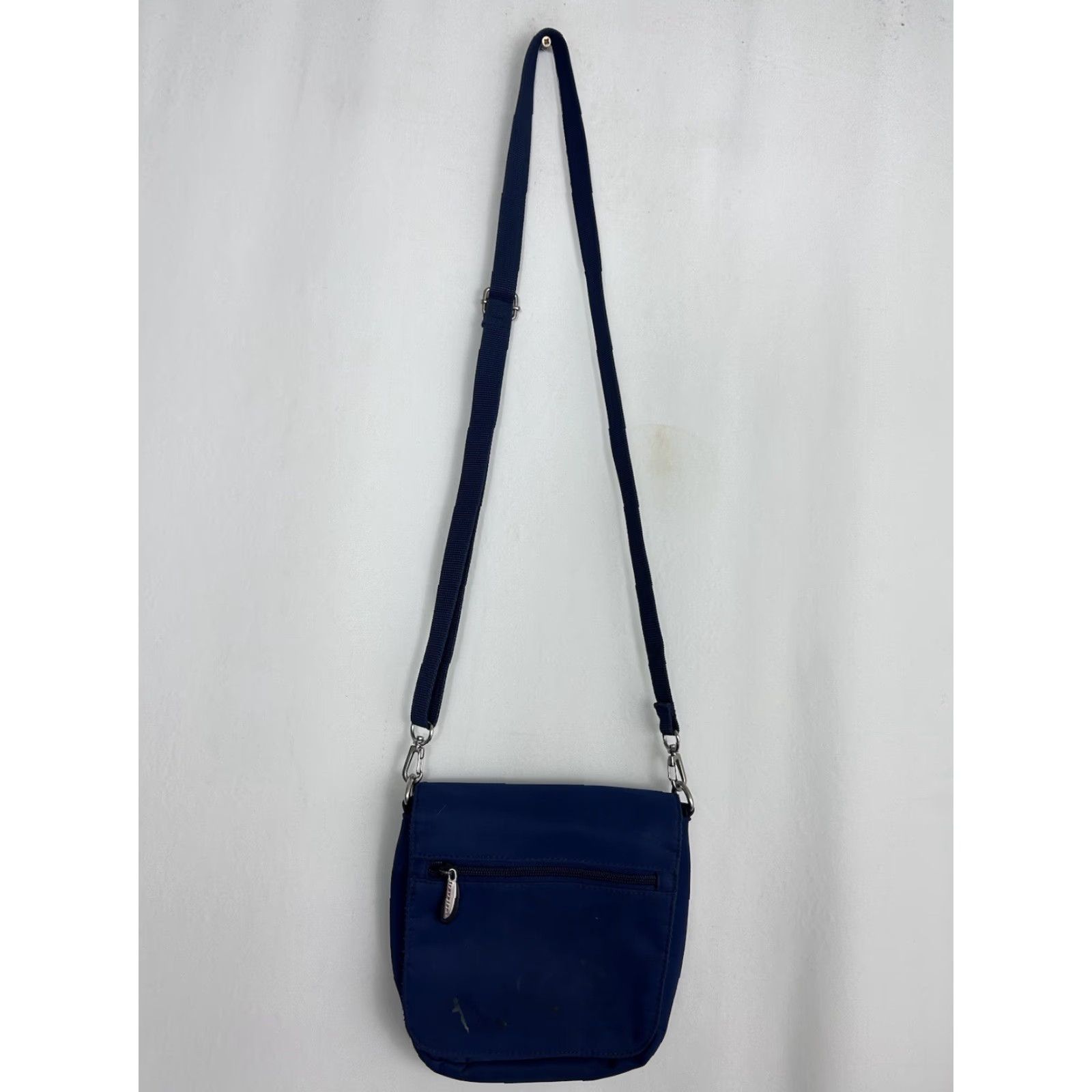 Vintage Travelon Crossbody Bag Small Navy Travel Womens Nylon Stain 6x7x1.5 Size ONE SIZE - 7 Thumbnail