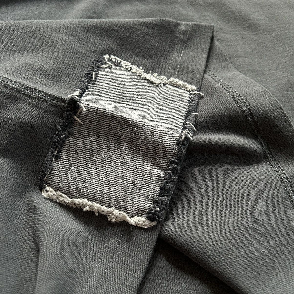 Derschutze BORO SASHiKO BOXY HEAVYWEiGHT TEE PATCHWORK STEEL BLUE Size US L / EU 52-54 / 3 - 6 Thumbnail