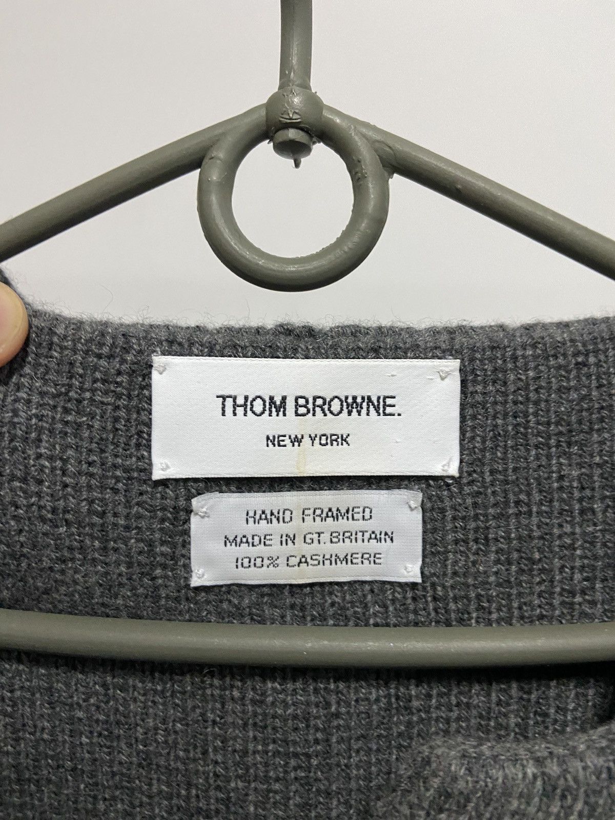 Thom Browne Thom Browne cardigan sweater knitted cashmere vintage hooded Size US S / EU 44-46 / 1 - 6 Thumbnail